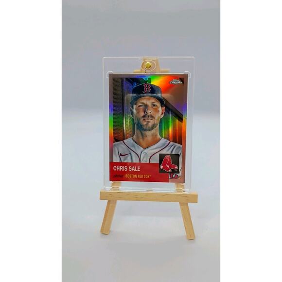 Chris Sale SSP 20/75 Topps Chrome Rose Gold Refractor #443 2022 - Picture 11 of 15